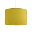 C-CREATION - Suspension velours jaune - intérieur doré - E27 60W - vignette