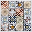 MAT INTER - Mosaïque BADA en tarvertin peint multicolor - vignette