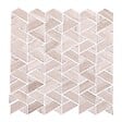 MAT INTER - Mosaïque HAKU en marbre wooden lisse et martelé - vignette