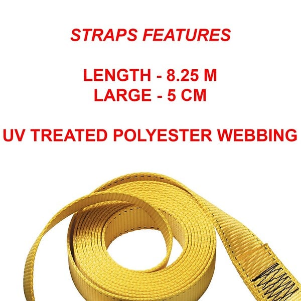 MASTER LOCK - Sangle a cliquet avec 2 crochets - large