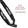 MASTER LOCK - Chaîne antivol en acier cémenté serrure à clé 8391EURDPRO - vignette