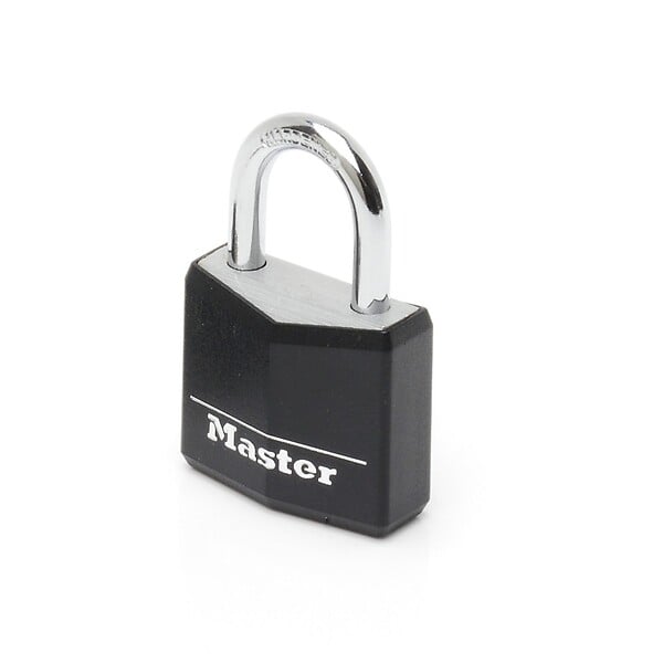 MASTER LOCK - cadenas en aluminium noir 30 mm - large
