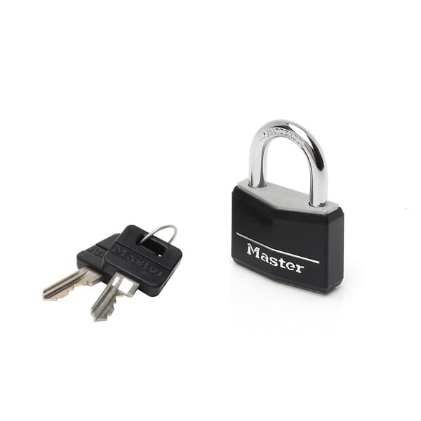 MASTER LOCK - Cadenas aluminium noir 40 mm - large