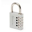 MASTER LOCK - Cadenas à Combinaison Programmable en Aluminium, gris, 4 x 7,8 x 1,5cm - vignette