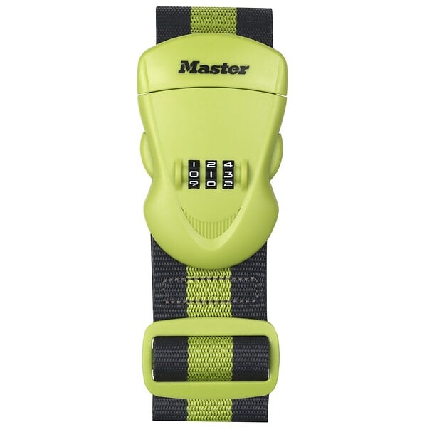 MASTER LOCK - Sangle bagage à combinaison 4701EURDGRN - large