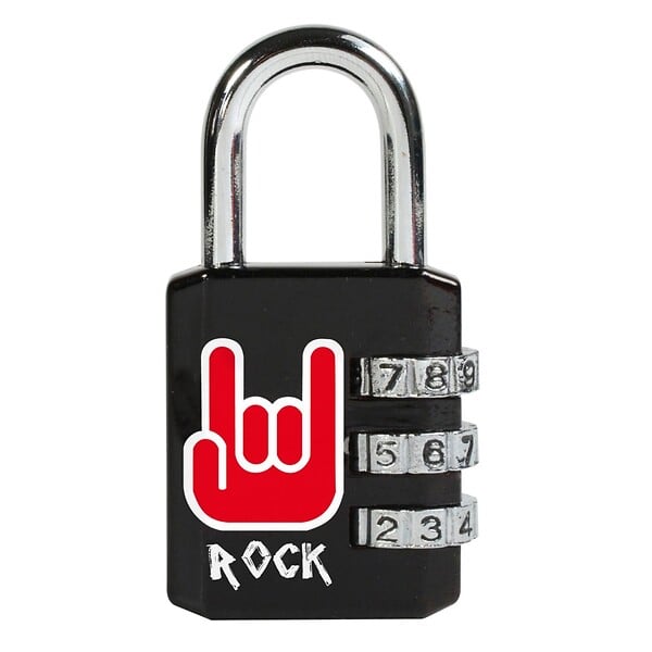 MASTER LOCK - Cadenas à combin programmable de 30mm motif rock - large