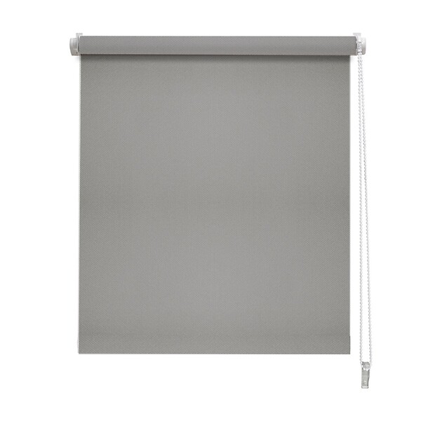 MADECO - Enrouleur occultant toile gris clair - 90x190cm - large