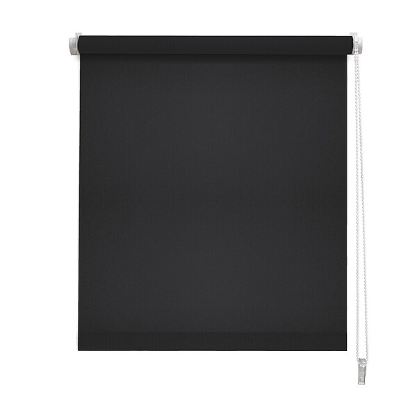 MADECO - Enrouleur occultant noir tissu - L.90xH.190cm - large