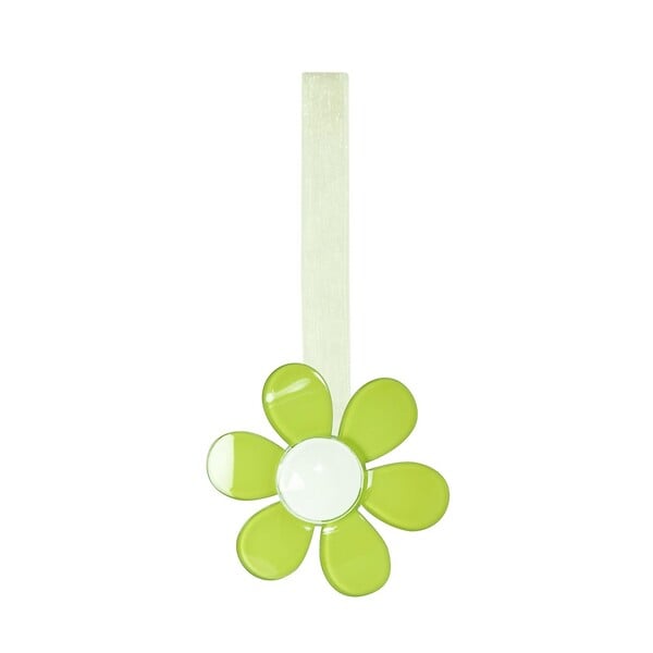 VCREATIONS - Aimant fleur resine vert - large