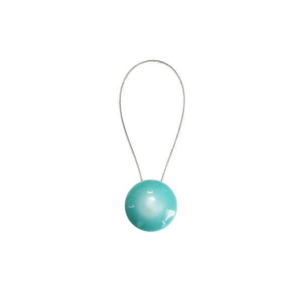 VCREATIONS - Embrasse de rideau magnétique - Résine turquoise - Aimant - large