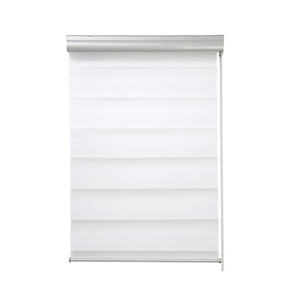 MADECO - Store jour-nuit Vénica blanc avec coffre - L.64xH.250cm - large