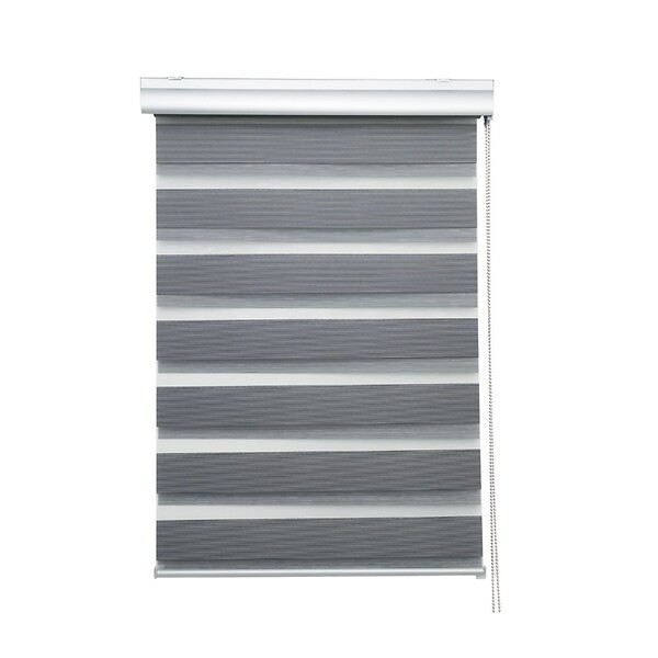 MADECO - Jour nuit noir blanc avec coffre L124-120tissu H250 - large