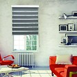 MADECO - Jour nuit noir blanc avec coffre L154-150 tissu H250 - vignette