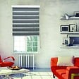 MADECO - Jour nuit noir blanc avec coffre L64-60 tissu H250 - vignette