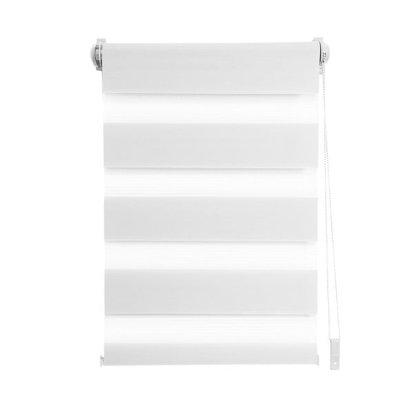 MADECO - Enrouleur jour nuit blanc sur rail L120- 116 tissu H250 - large