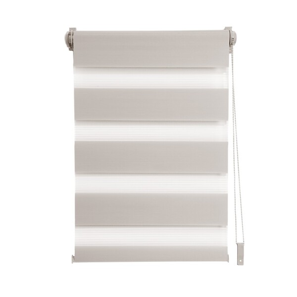 MADECO - Enrouleur jour/nuit gris sur rail - L.60 x H.250cm - large