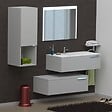 CONCILIO - Meuble INFINI 90cm 1T BLANC - vignette