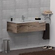 CONCILIO - Meuble vasque Infini - Pitaya - H.78.2xL.100xP.46cm - vignette
