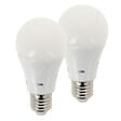 XANLITE - Lot de 2 ampoules LED A60 opaques, culot E27, 11W chacune, équivalent 75W, 1055 lm, blanc neutre, 4000K, classe énergétique A+, durée de vie 15000 h - vignette