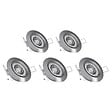 XANLITE - Lot 5 spots LED encastrables acier brossé - orientables - 5W - vignette