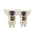 XANLITE - Lot de 2 ampoules SMD LED spot, culot GU10, puissance équivalente 35W, flux 345 lm, lumière blanc neutre 4000 K, angle 36°, usage intérieur - vignette
