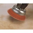 WOLFCRAFT - Brosse nylon rouge - Queue hexagonale 6,35mm - Diam.65mm - vignette