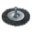 WOLFCRAFT - Brosse métallique circulaire - Queue hex 6,35mm - Diam.100mm - vignette