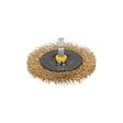 WOLFCRAFT - Brosse circulaire laiton - Diamètre 75mm - Queue hexagonale - vignette