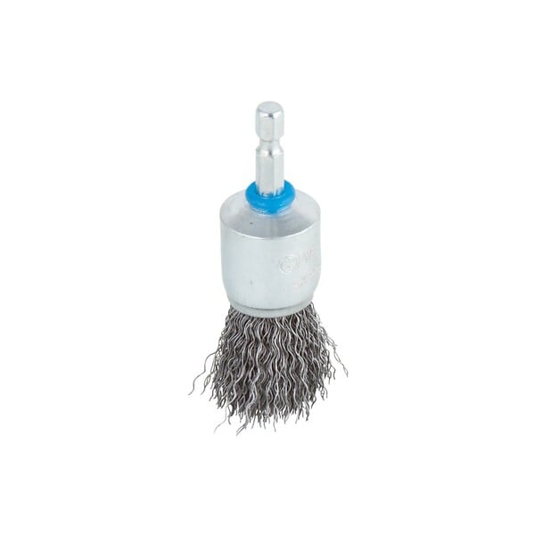 WOLFCRAFT - Brosse métallique pinceau acier HEX - 25mm - large