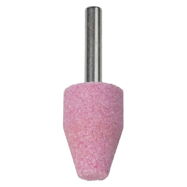 WOLFCRAFT - Meule conique céramique Oxyde d'aluminium Tige 6mm - large