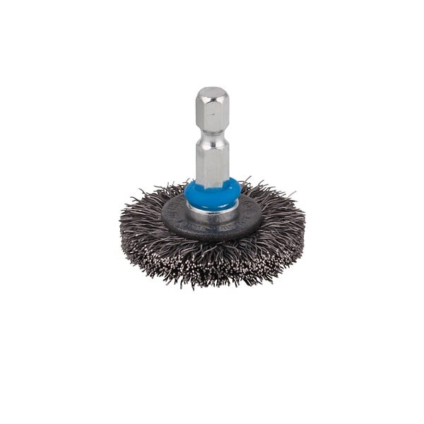 WOLFCRAFT - 1 Brosse mét. circ. HEX D38x8 - large