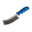 WOLFCRAFT - Brosse ergo fils acier plat - Décapage surfaces - L265mm - vignette