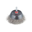 WOLFCRAFT - Brosse à décaper inox - Queue hexagonale 6,35mm - 75mm - vignette