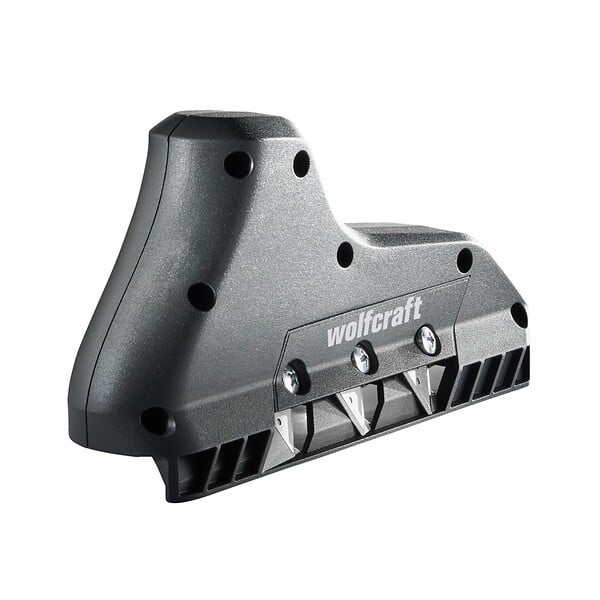 WOLFCRAFT - Rabot plaquiste à chanfreiner - Triple lame - 35° - large