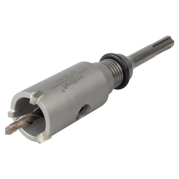 WOLFCRAFT - Trépan béton SDS-Plus D35 - Carbure de tungstène - large