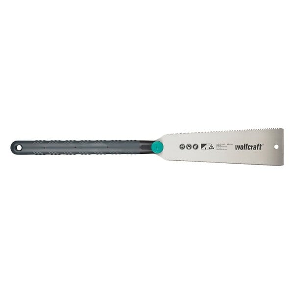 WOLFCRAFT - 1 Scie japonaise bi face bi-mat. 240mm - large