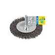 WOLFCRAFT - Brosse circulaire acier - queue ronde 6mm - D75mm - vignette