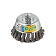 WOLFCRAFT - 1 Brosse métal soucoupe torsade M14  diamétre 75mm vrac DP - vignette