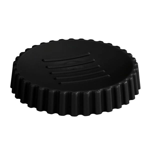 WENKO - Porte-savon polypropylène Minas Noir 11cm - large