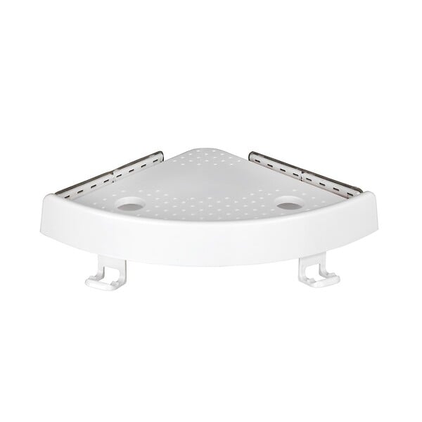 WENKO - Étagère d'angle ABS ALLSTAR Blanc 5 kg - large