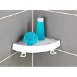 WENKO - Étagère d'angle ABS ALLSTAR Blanc 5 kg - vignette