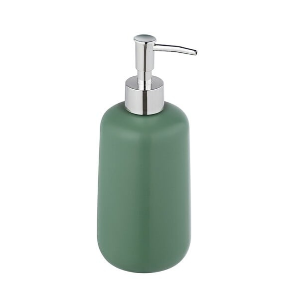 WENKO - Distributeur de savon céramique Olinda Vert 500 ml - large
