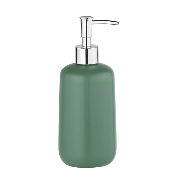 WENKO - Distributeur de savon céramique Olinda Vert 500 ml - large