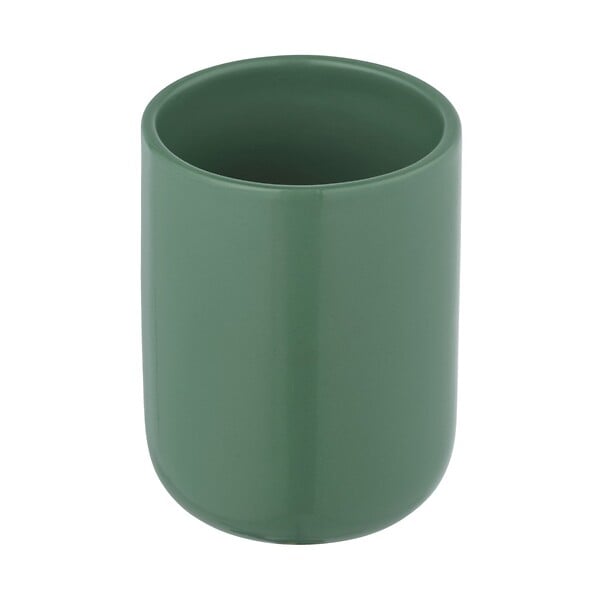 WENKO - Gobelet à dents céramique Olinda - Vert - 250 ml - large