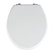 WENKO - Abattant WC MDF Prima Blanc - Fixation inox réglable - vignette