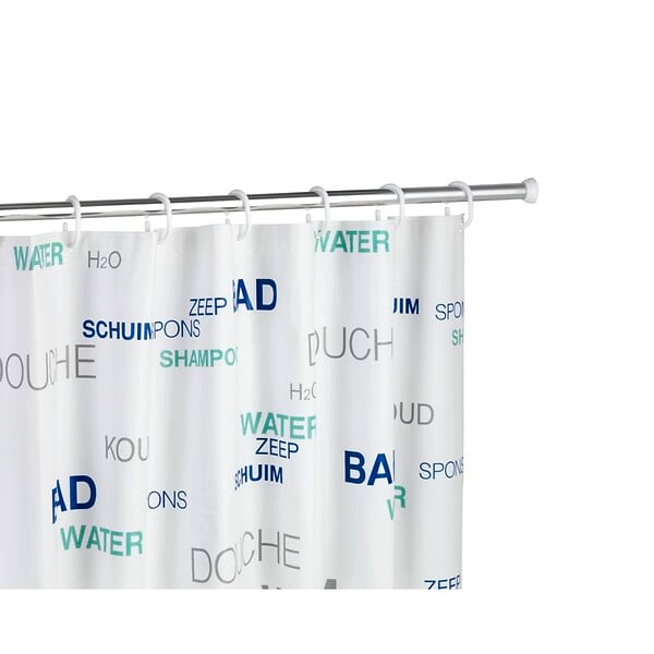 WENKO - Barre de douche télescopique chromé - 110 à 185cm - large
