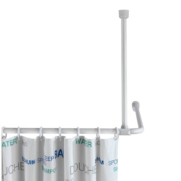 WENKO - Support barre d.douche universal 57cm bl - large