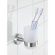 WENKO - Porte-gobelet inox Uno Bosio - Argent - Mural - vignette