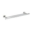 WENKO - Porte-serviettes mural Duo Bosio Shine inox - 60x5.5x14cm - vignette