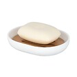 WENKO - Porte-savon bambou Posa Blanc - vignette